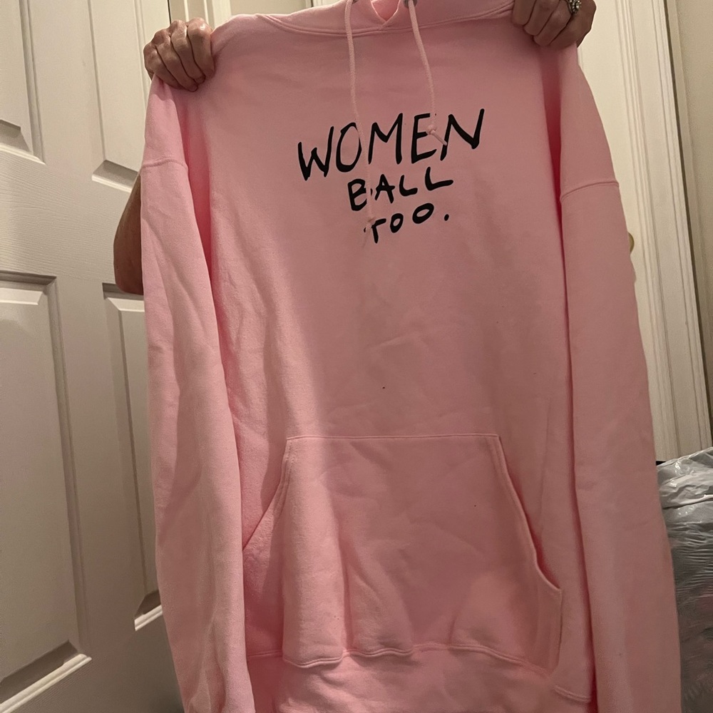 “WOMEN BALL TOO” sweatshirt